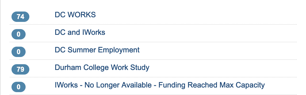 A screenshot of the DC Get Hired Portal, showing 74 DC Works jobs available, and a note that IWorks is no longer available.
